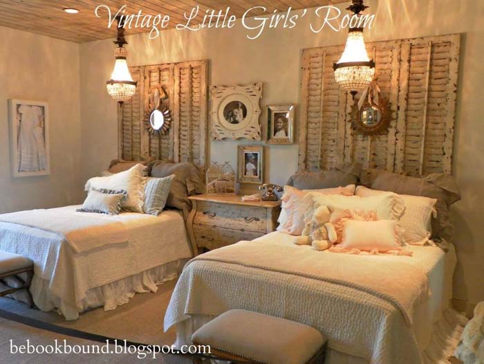 A Vintage Bedroom for Two #bedroom #vintage #decor #decorhomeideas