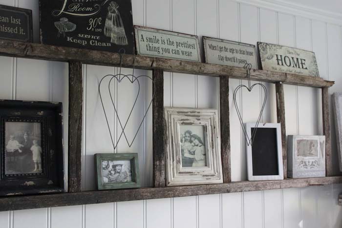 All Your Nostalgia in One Place #diy #ladder #repurpose #decorhomeideas