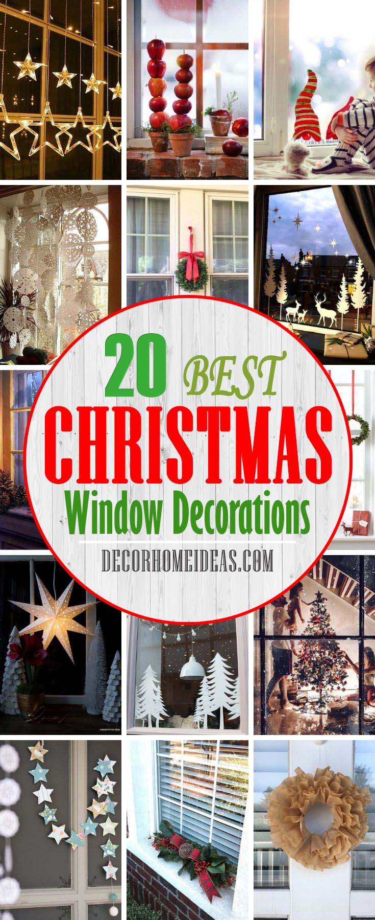 Best Window Christmas Decorations. When it comes to Christmas decorations, it's easy to overlook your windows. See these 20+ chic window decorating ideas to show off your holiday spirit.