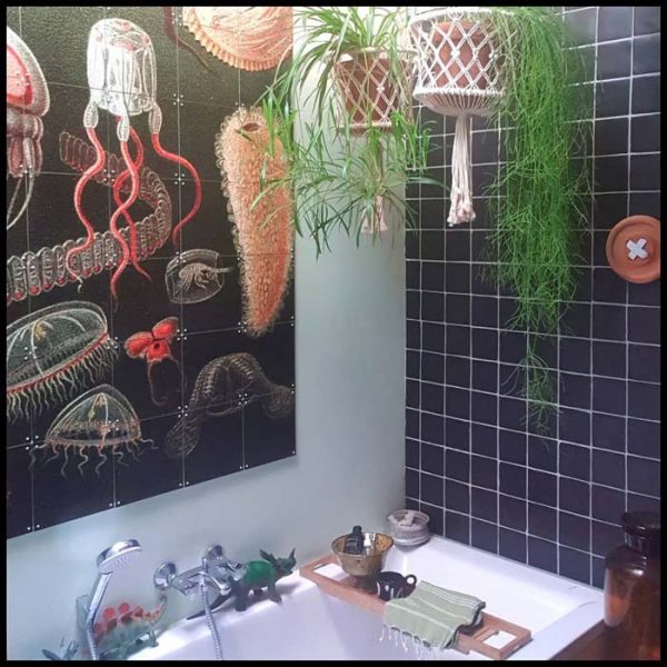 Ceiling Height Plants In Small Bathroom