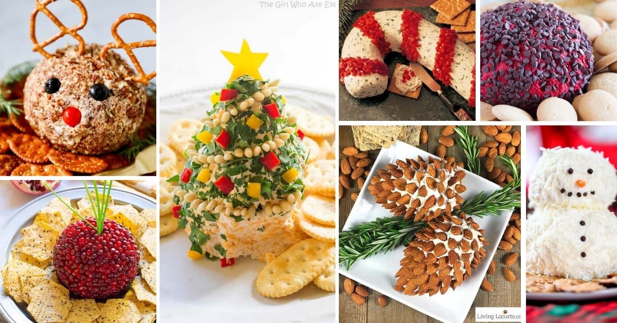 Christmas Cheese Balls Appetizers
