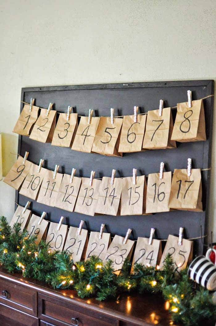 DIY Dollar Store Christmas Decor Crafts with Calendars #Christmas #dollarstore #diy #decorhomeideas