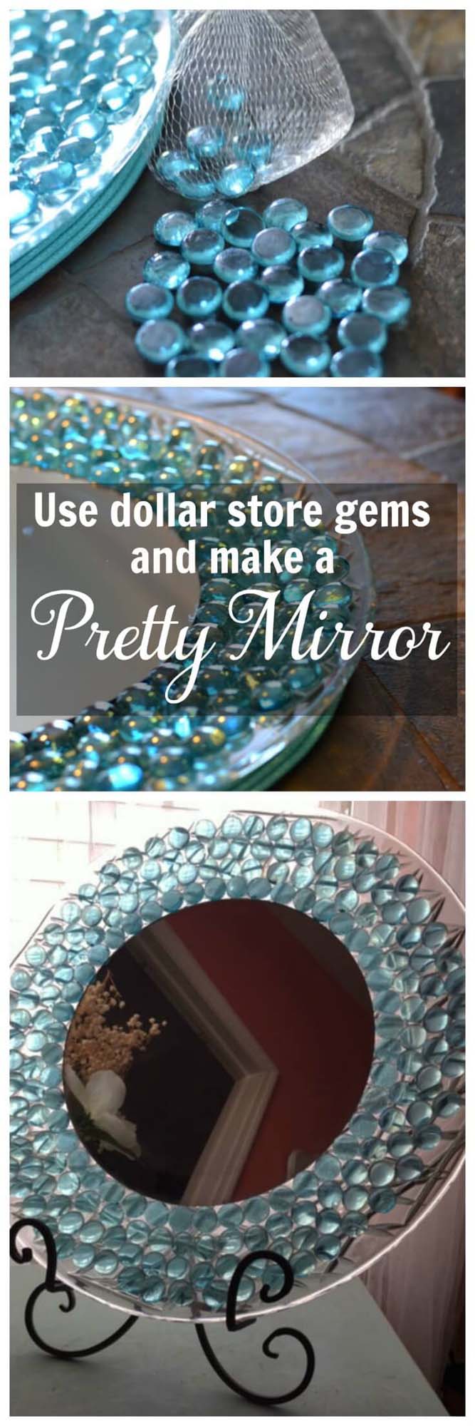 Dresser Mirror #dollarstore #diy #homedecor #decorhomeideas