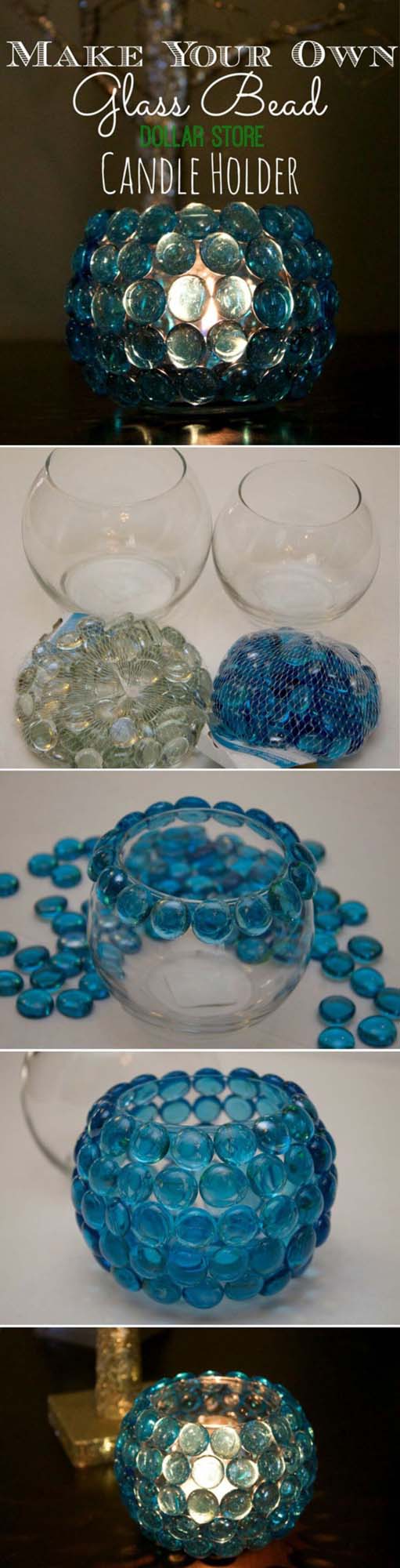 Glass Bead Vase #dollarstore #diy #homedecor #decorhomeideas