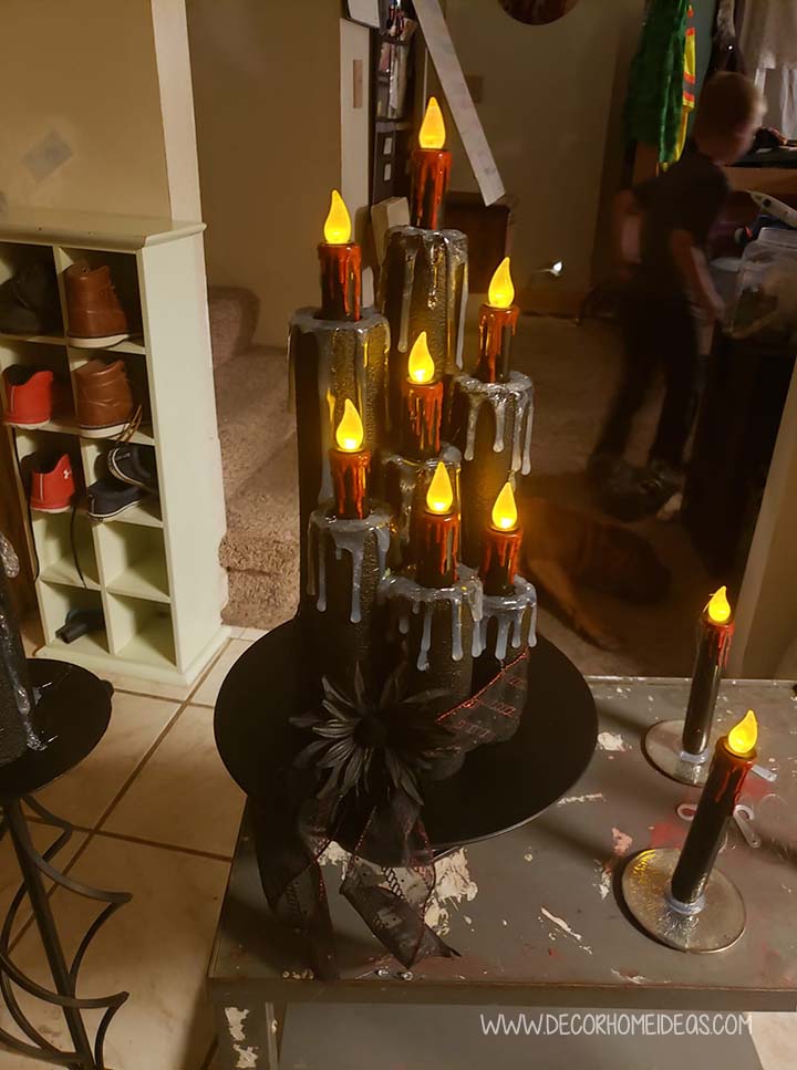 Halloween Candleholder Pool Noodles