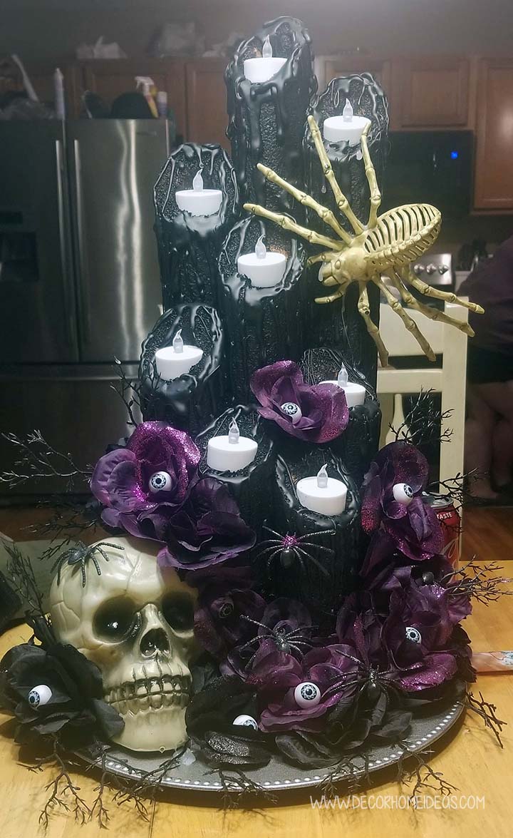 Halloween Pool Noodles Decor Centerpiece