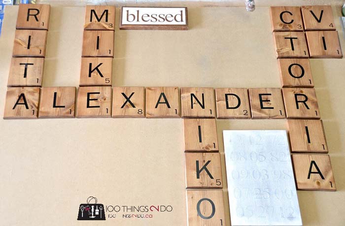 How to Make Scrabble Tiles #diy #wood #crafts #decorhomeideas