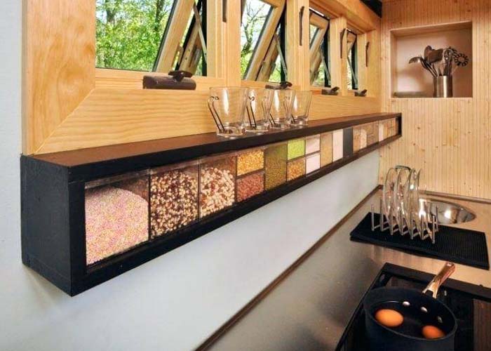 Innovative Drawers for Dry Goods #kitchen #countertop #organization #decorhomeideas