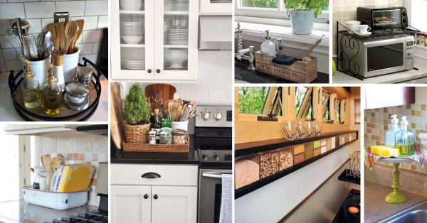 Kitchen Countertop Organization Ideas, How Can I Decorate My Kitchen Countertop Without Clutter