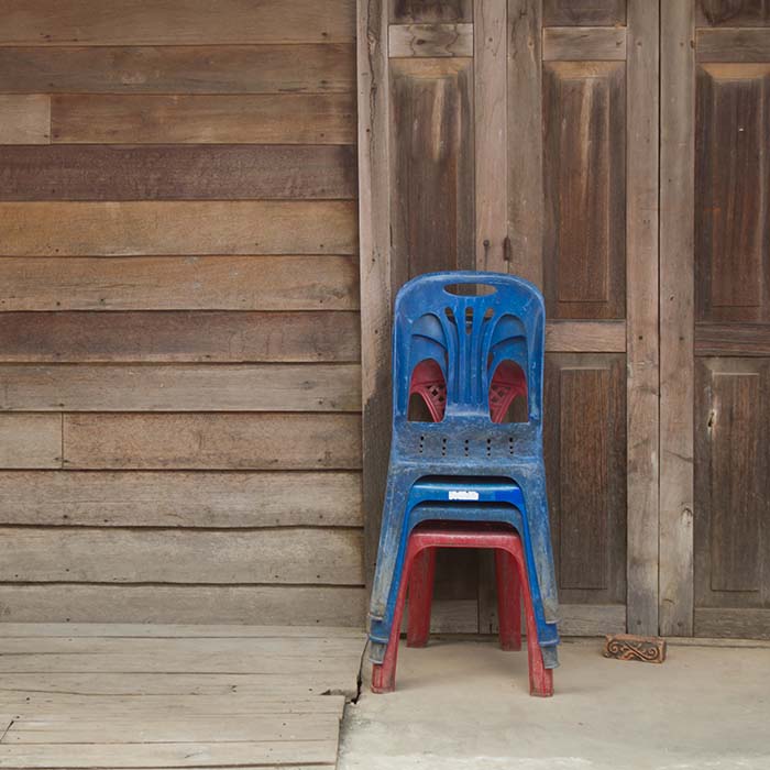 Old Plastic Chairs