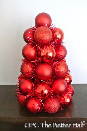 Ornament Christmas Tree #Christmas #tree #crafts #decorhomeideas
