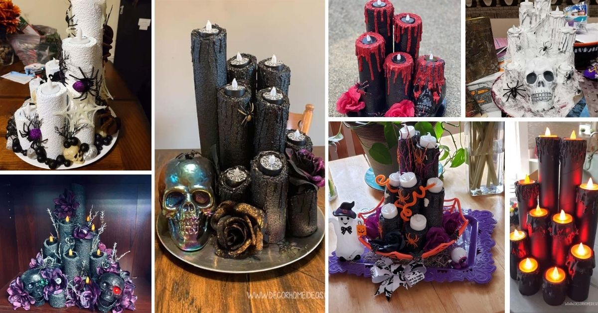 Pool Noodles Halloween Decor Centerpieces