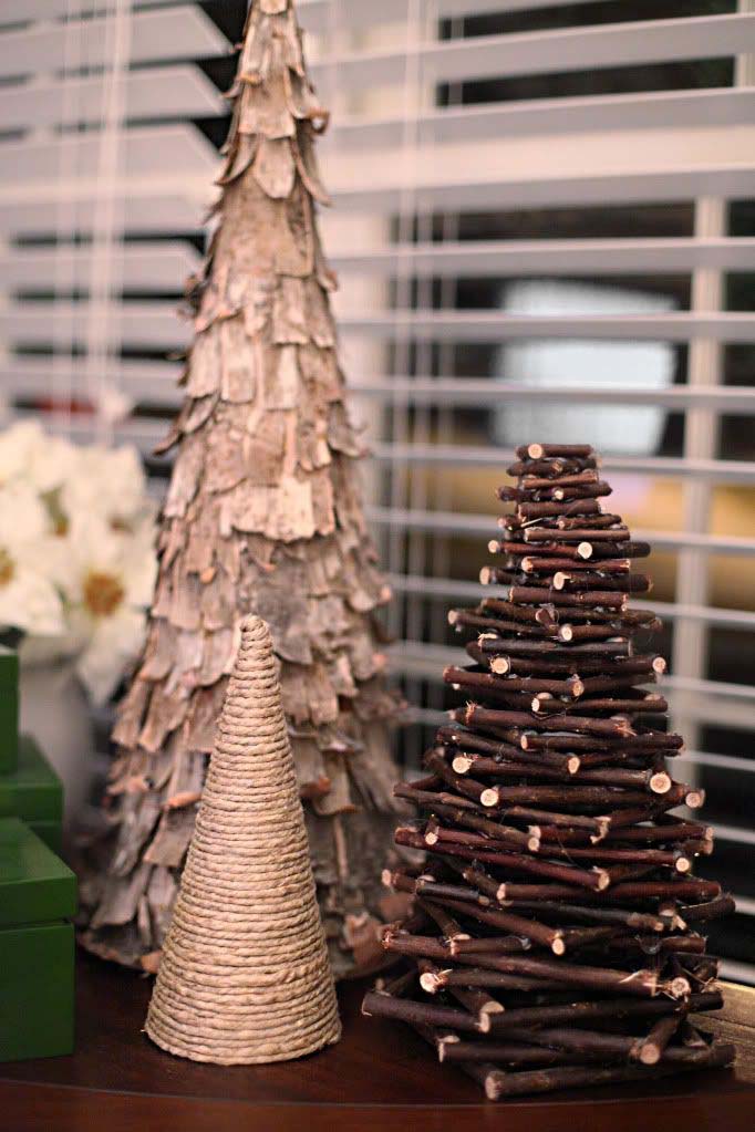 Trio of Trees #Christmas #tree #crafts #decorhomeideas