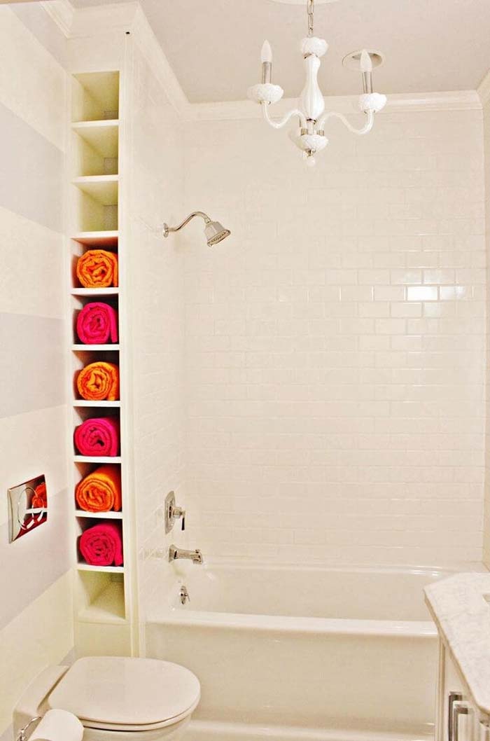 Space Saving Towel Storage Ideas, Small Bathroom Towel Holder Ideas