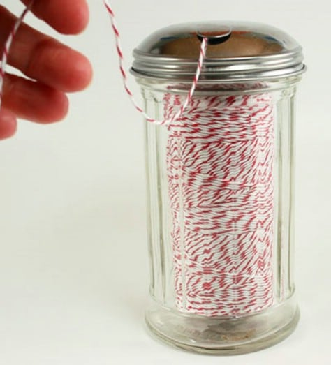 Put Twine In A Sugar Dispenser #organization #storage #home #decorhomeideas