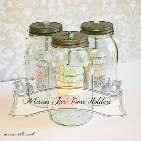 Put Twine In A Mason Jar #organization #storage #home #decorhomeideas