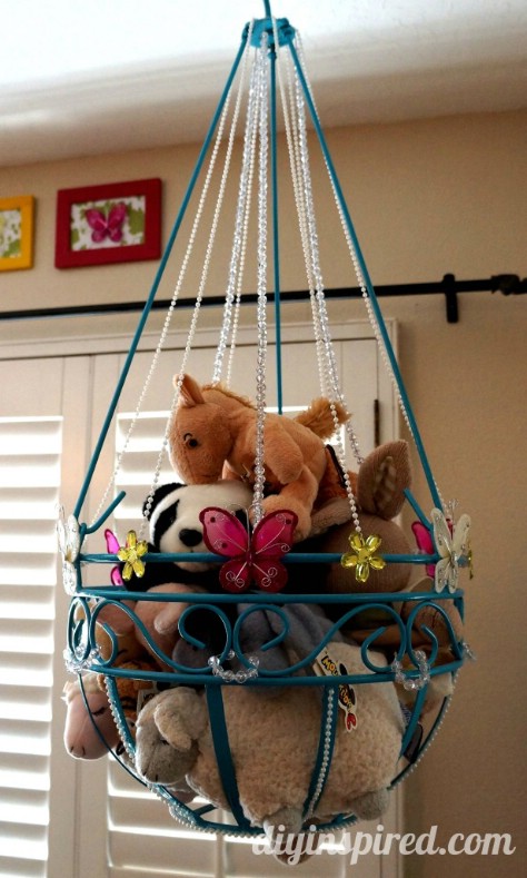 Repurpose A Plant Hanger For Childrens Toys #organization #storage #home #decorhomeideas