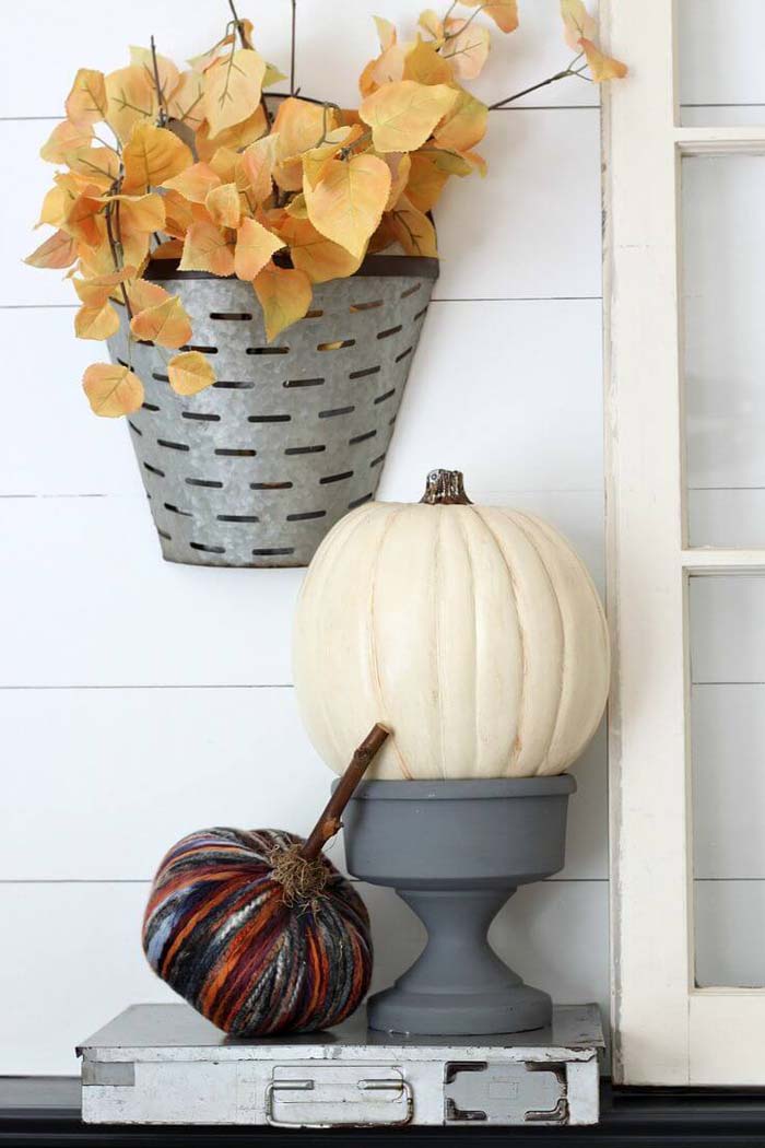 A Pumpkin on a Pedestal #farmhouse #furniture #decorhomeideas