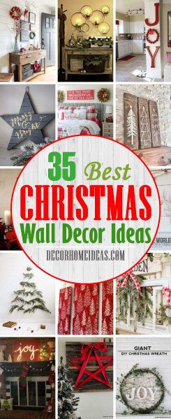 30 DIY Christmas Wall Decor Ideas to Fill Your Home with Holiday Cheer