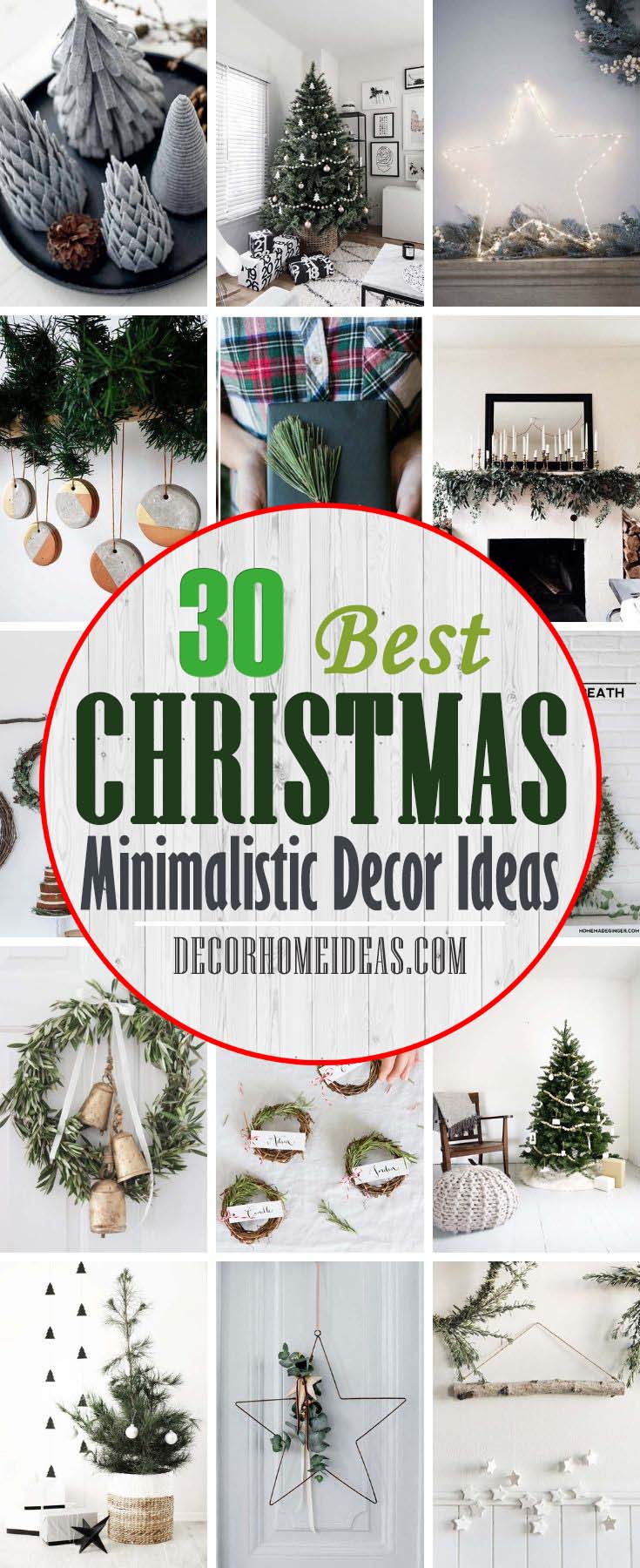 Best Minimalistic Christmas Decor Ideas. Holiday cheer can come in small doses — but still make a big impact. Take a look at these simply adorable minimalistic Christmas decor ideas that will inspire your for this holiday season. #decorhomeideas