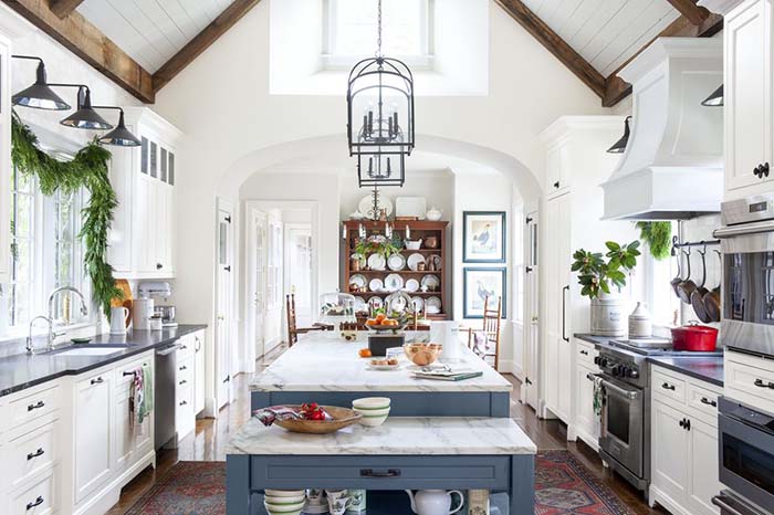 Calm And Bright Christmas Kitchen