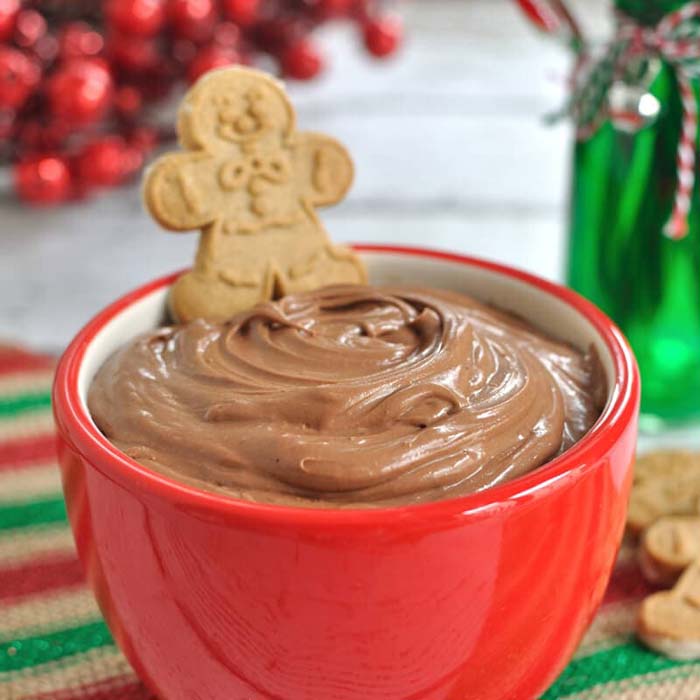 Chocolate Eggnog Dip #Christmas #dips #decorhomeideas