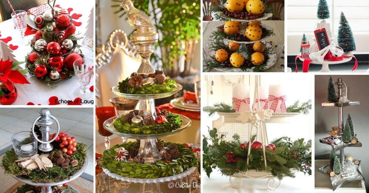 Christmas Cake Stand Decorating Ideas