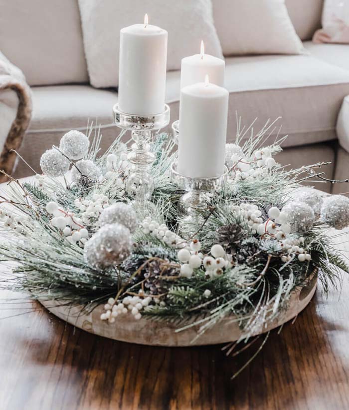 Christmas Coffee Table Decor