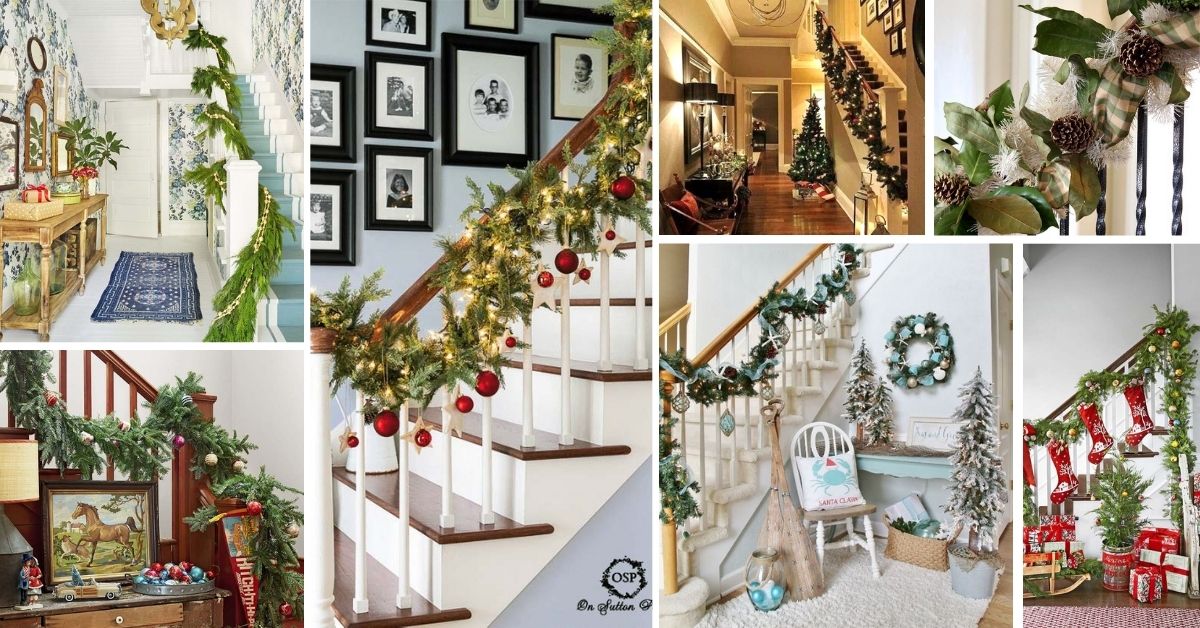 Christmas Staircase Decorating Ideas