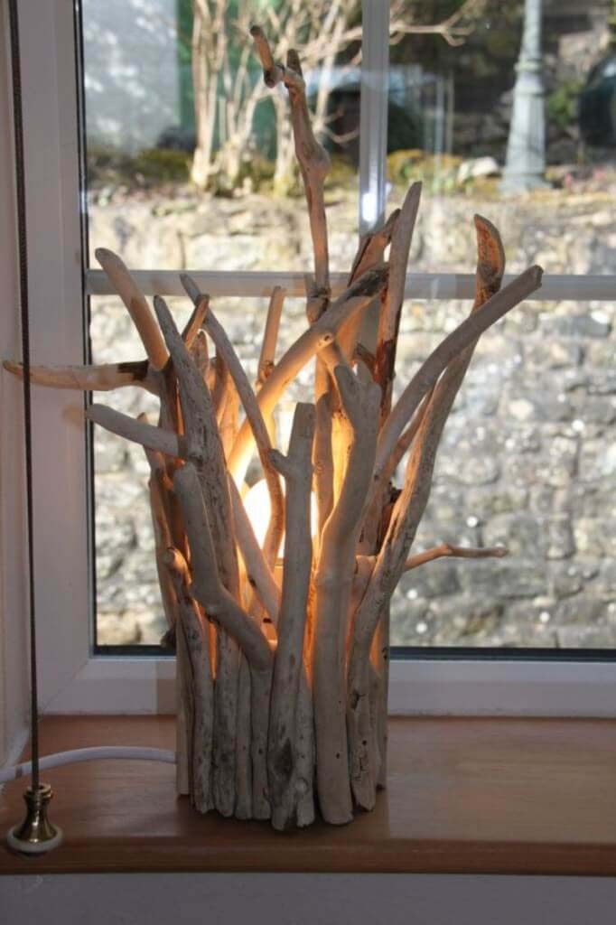 Crown Of Branches Window Lamp #branches #homedecor #decorhomeideas