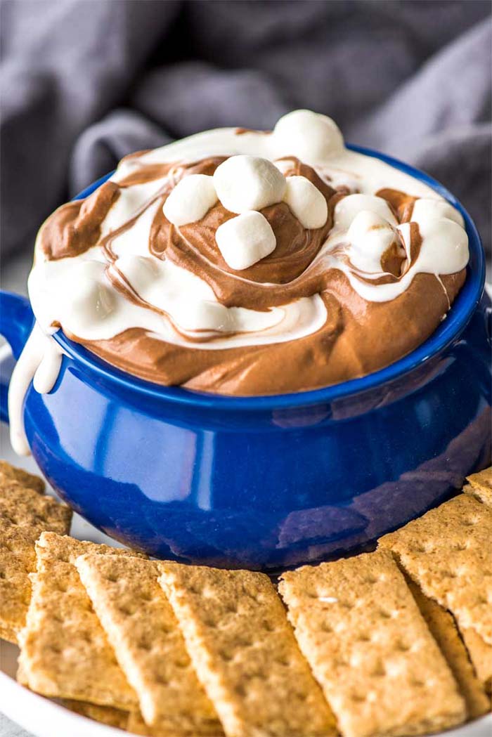 Fluffy S’mores Dip #Christmas #dips #decorhomeideas