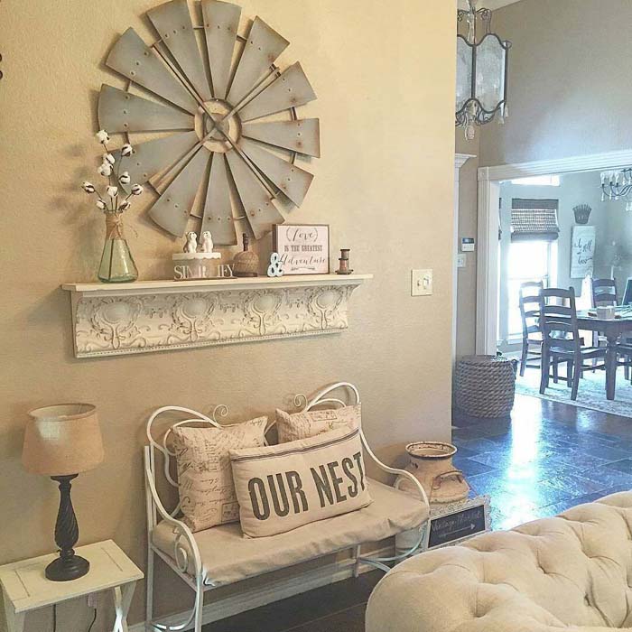 Found Windmill Makes Major Statement #farmhouse #furniture #decorhomeideas