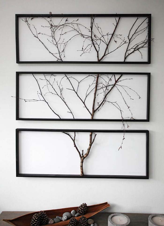 Gallerist’s Walk Sectioned Wall Mount #branches #homedecor #decorhomeideas