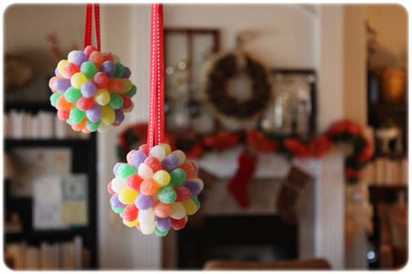 Gum Drop Ornaments #Christmas #ornaments #kids #diy #decorhomeideas