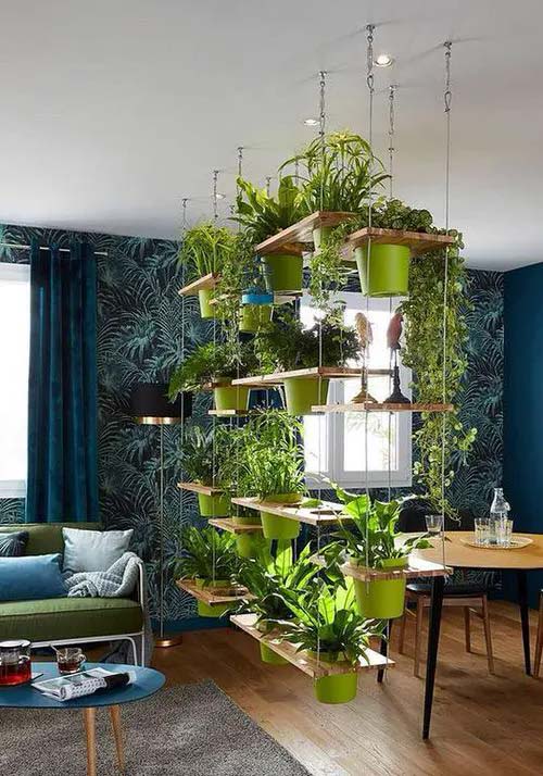 Hanging Indoor Plants #verticalgarden #homedecor #decorhomeideas