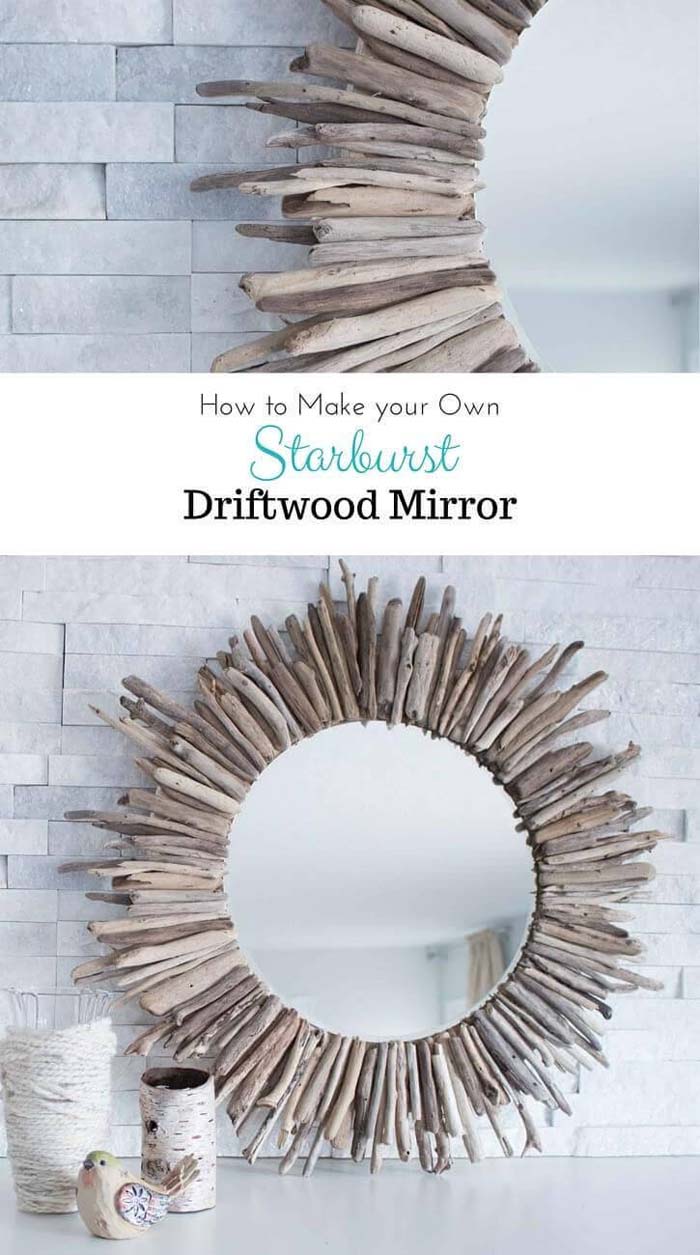 La Mer Handmade Driftwood Mirror #branches #homedecor #decorhomeideas