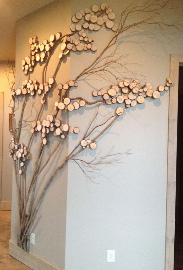 Metropolitan Orchard DIY Wall Art #branches #homedecor #decorhomeideas