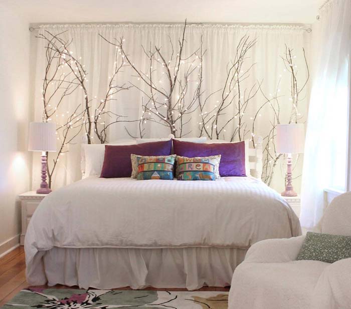 Midsummer Fairy Light Forest #branches #homedecor #decorhomeideas