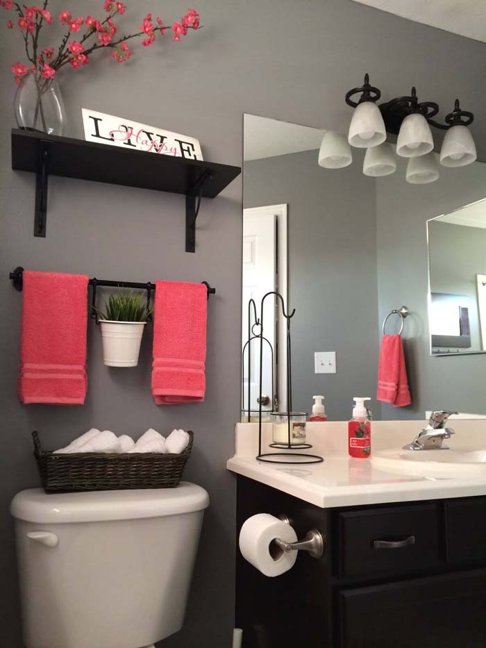 Over The Toilet Bathroom Storage System #overtoiletstorage #storage #toilet #decorhomeideas