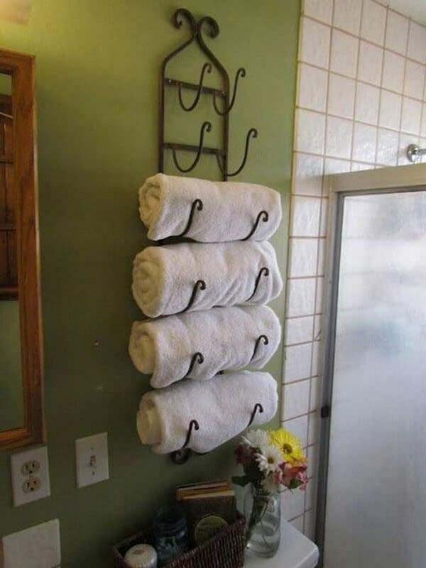 Over The Toilet Towel Rack #overtoiletstorage #storage #toilet #decorhomeideas