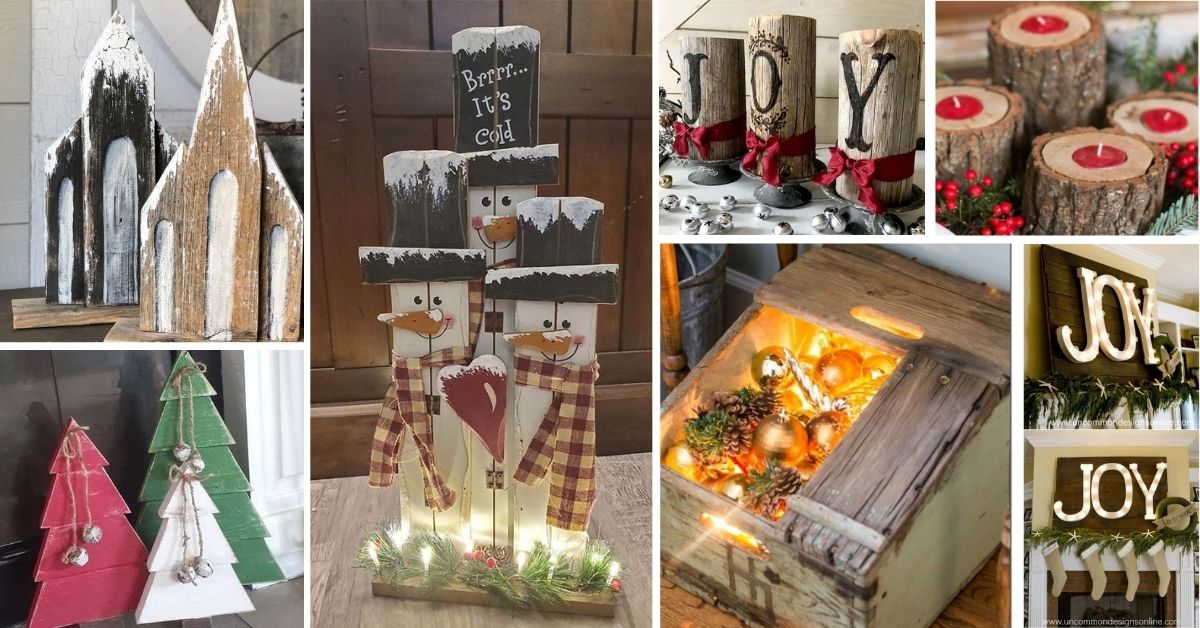 Reclaimed Wood Christmas Decorations