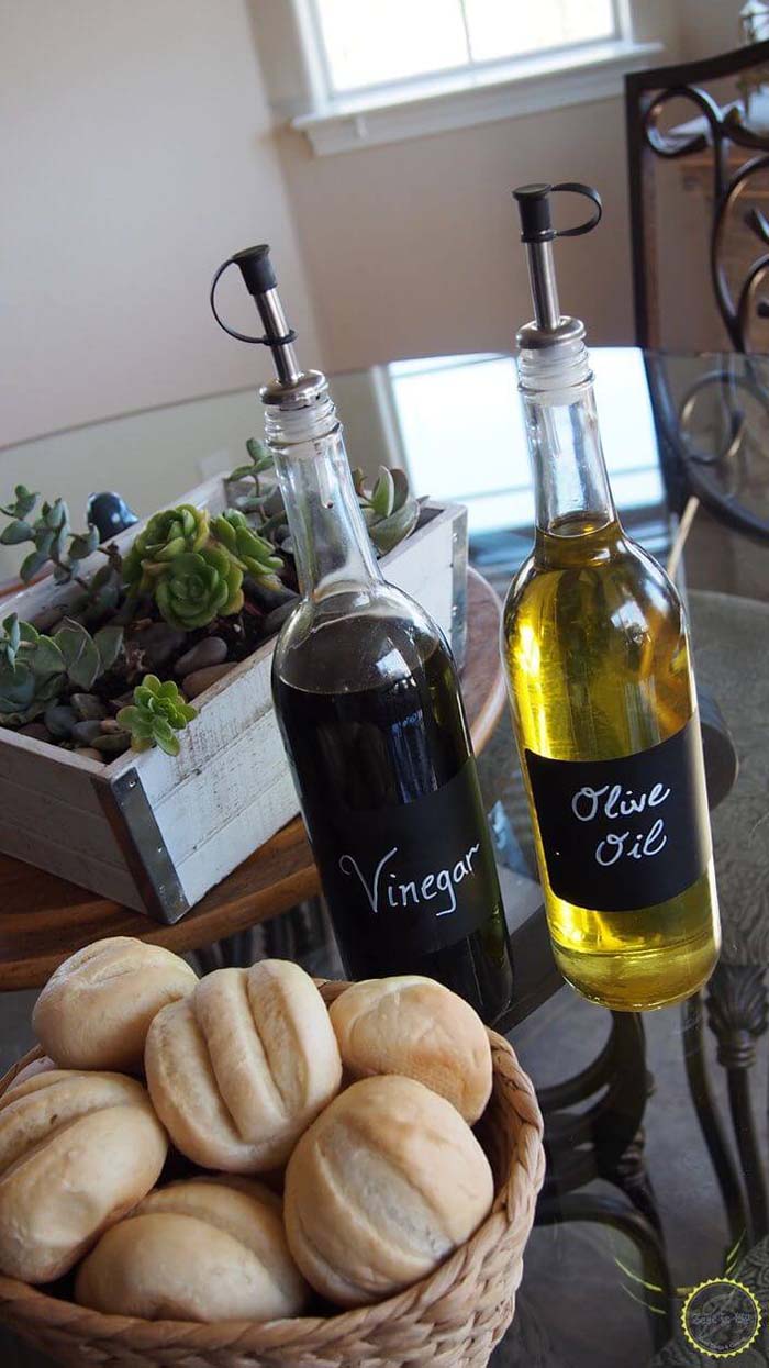 Repurpose Wine Bottles #winebottle #crafts #repurpose #decorhomeideas