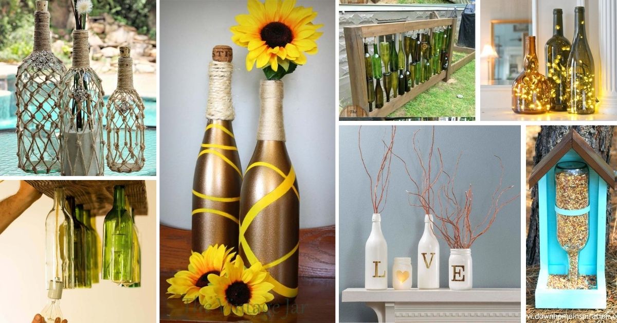 Repurposed Diy Wine Bottle Crafts Ideas