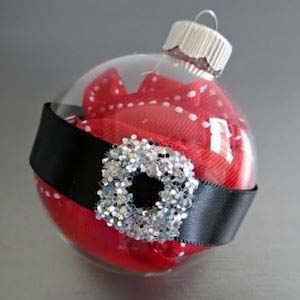 Santa Belt Buckle #Christmas #ornaments #kids #diy #decorhomeideas