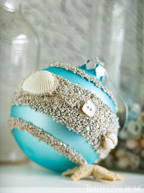 Turquoise Christmas Ornament