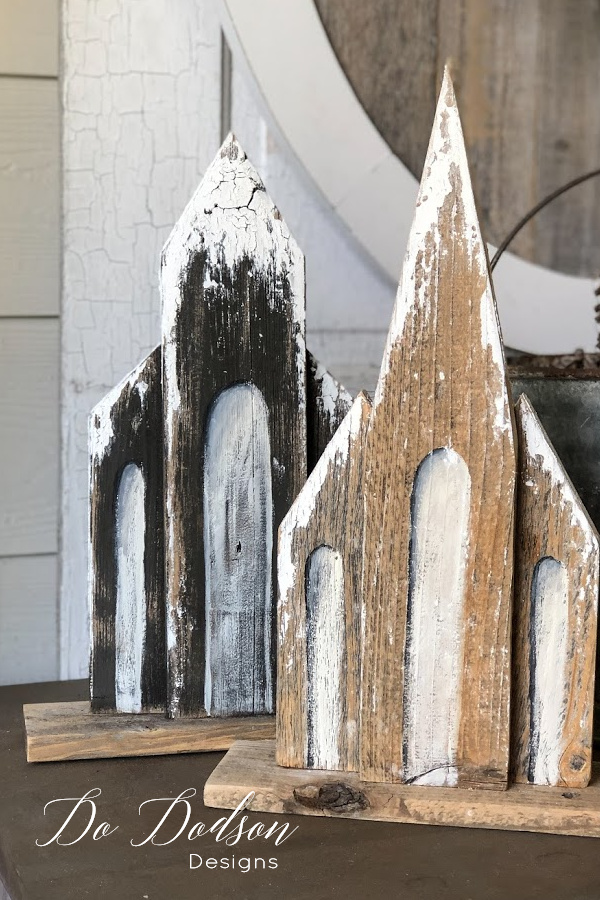 Wooden Churches #Christmas #reclaimedwood #decorhomeideas