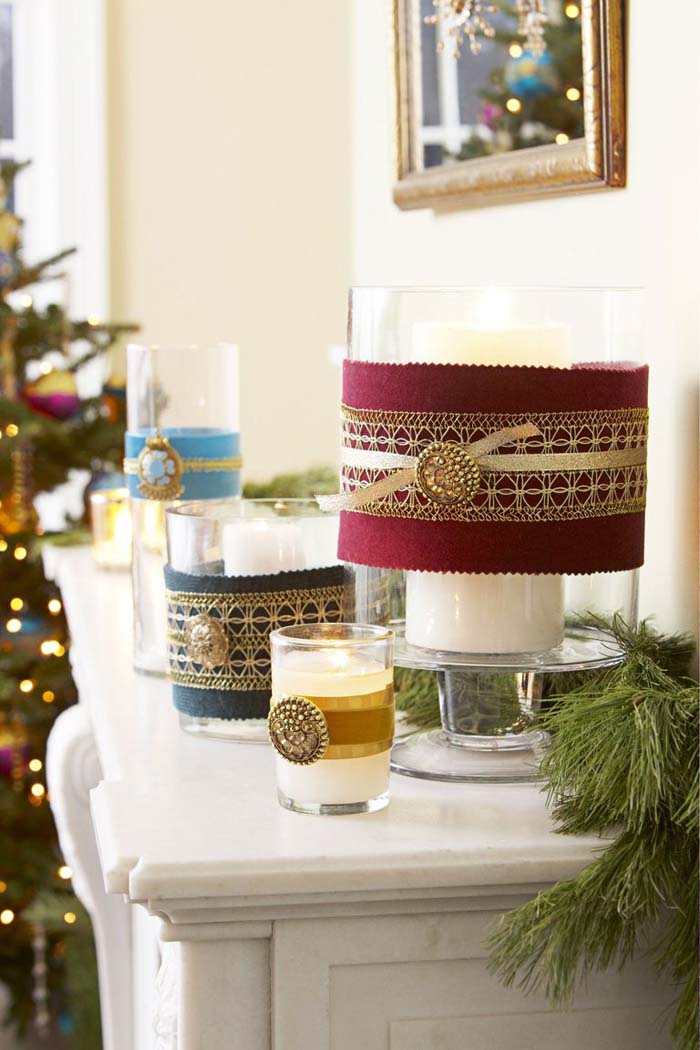 Accessorize Candleholders #Christmas #style #decorhomeideas