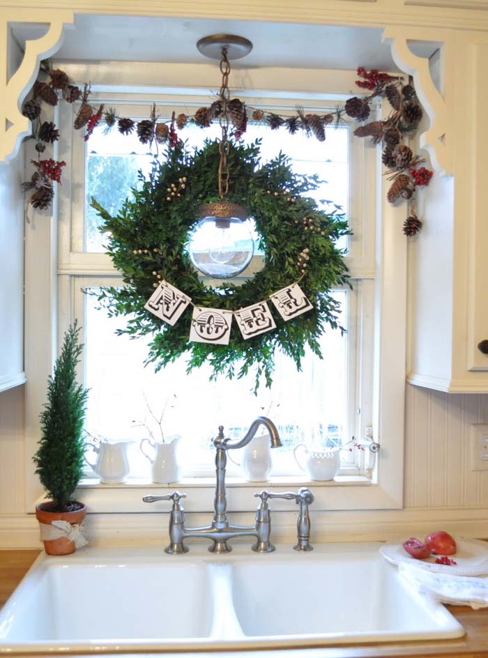 Beautiful Decor Ideas for Your Kitchen #Christmas #indoordecorations #decorhomeideas
