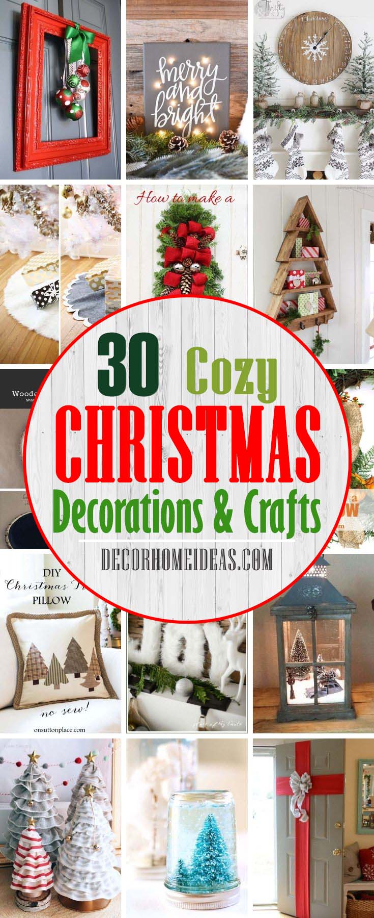 Best Christmas Decorations And Crafts. From easy-to-make Christmas ornaments to simple Christmas table decorations and even show-stopping DIY holiday wreaths, there's something here for every taste and skill set. #decorhomeideas