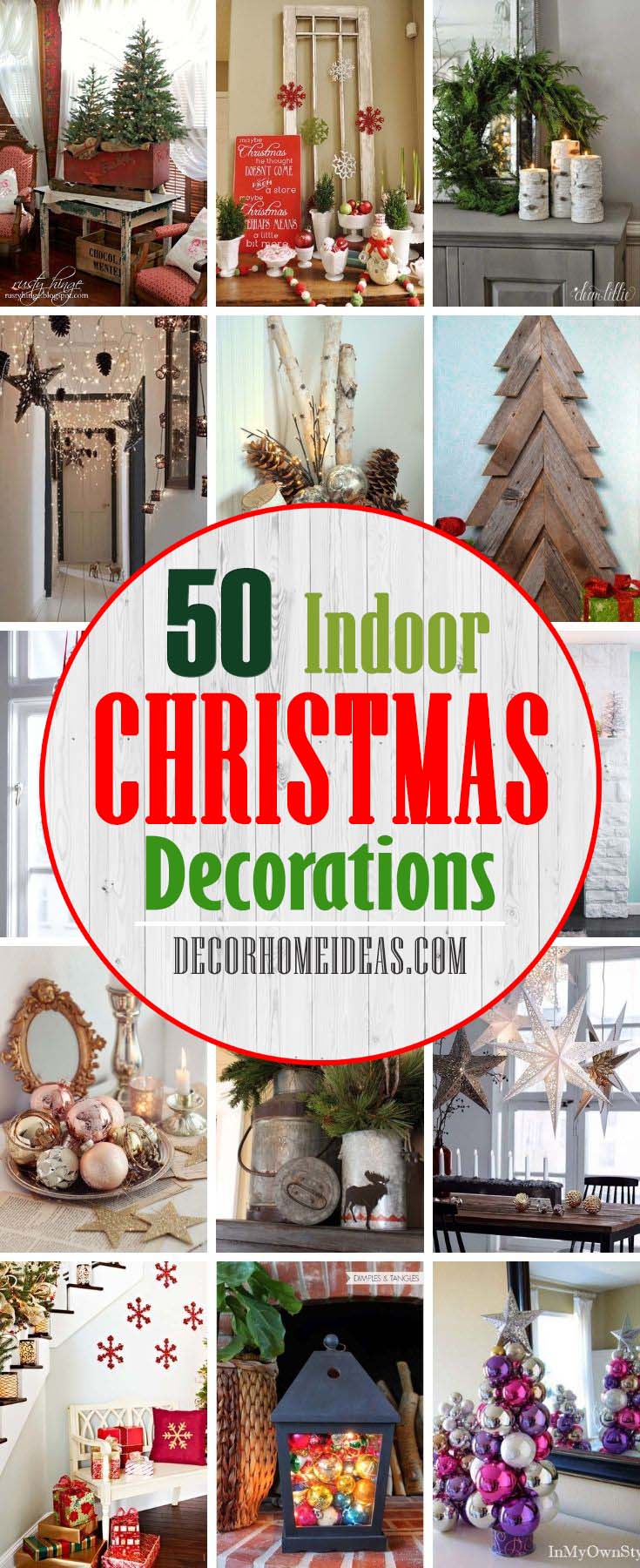 Best Indoor Christmas Decorations. Get inspired with these beautiful Christmas decoration ideas that will turn your home, from dull and plain, into majestic and fabulous one. #decorhomeideas